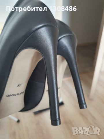 Официални черни обувки 37 номер, снимка 3 - Дамски елегантни обувки - 43240839