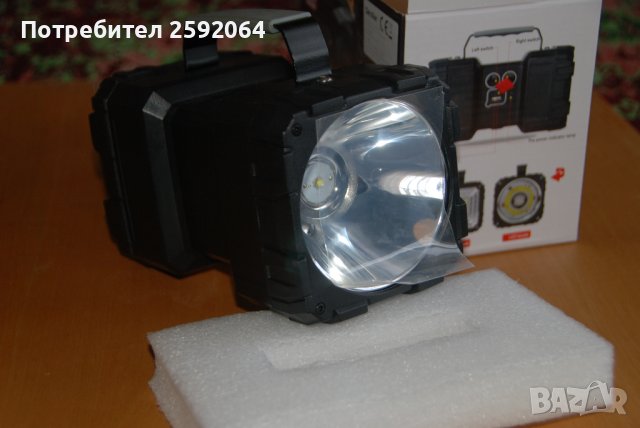 LED водоустойчив акумулаторен прожектор с двойна глава, снимка 6 - Друга електроника - 40065054