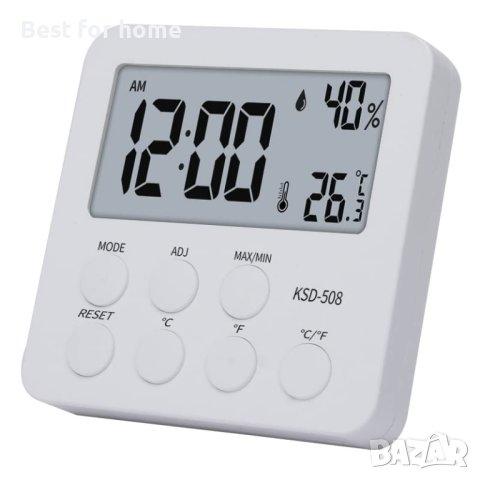 Стаен термометър,Вътрешен хигрометър, влагомер, цифров монитор 