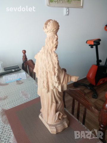 Прекрасно с изработката си, антикварно ,произведение на изкуството.Дърворезба.Ръчна изработка., снимка 5 - Други ценни предмети - 42517381