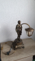 Стара настолна лампа, снимка 1 - Антикварни и старинни предмети - 44920164