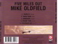 Компакт дискове CD Mike Oldfield ‎– Five Miles Out, снимка 2