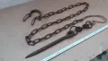 масивен клин със синджир за животни и букая - пълен комплект , снимка 8