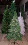 Коледна Елха Зелена Кичеста с Шишарки 120см ,150,180, 210см Метална стойка, снимка 2