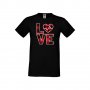 Мъжка тениска Свети Валентин Love 3, снимка 1 - Тениски - 35649916