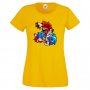 Дамска тениска Mario Zombie VS Sonic Zombie Игра,Изненада,Подарък,Празник,Повод, снимка 12