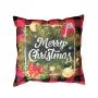 547 Коледна декоративна калъфка за възглавница Дядо Коледа 43x43cm, снимка 6