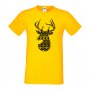 Мъжка тениска Deer 1 Елен Животно,Изненада,Подарък,Празник 