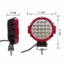 2 БРОЯ 63W Диодни Фарове за Джип LED прожектор за джип трактор мотокар, снимка 2