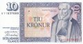 10 крони 1961, Исландия