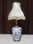 Комплект от две големи старинни порцеланови лампи - лампа, снимка 2