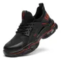 Защитни Работни Обувки Veiras Sport, S1P, Черно / Червено, снимка 1