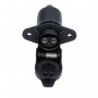Букса за ремарке Automat, Женска, 3 PIN, 68mm, 6-24V, Черен, снимка 2