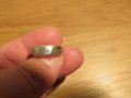 Стар мъжки сребърен пръстен  - Властелинът на пръстените с гравирано елфско слово - уникален, снимка 2