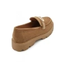 Дамски велурени мокасини цвят камел- Rita Camel 11663, снимка 4