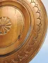 българска дърворезбована чиния за стена    4/2, снимка 4