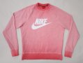 Nike AW77 Sweatshirt оригинално горнище M Найк памук спорт суичър, снимка 1 - Спортни дрехи, екипи - 43584175