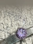 Дамски сребърен пръстен с 3 карата естествен аметист, брилянтна шлифовка!, снимка 6