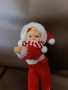 Ретро дядо Коледа за пръст, стара играчка Дядо Мраз, снимка 4
