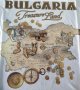 Нова бяла мъжка тениска с трансферен печат България - Treasure Land (Земя на съкровищата), снимка 2