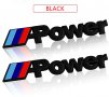 BMW M Power лого емблема - Черна, снимка 1