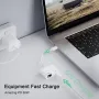 Нов USB C към Ethernet адаптер мрежов конвертор с PD 60W зареждане за MacBook Pro/Air, снимка 8