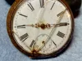 Стар СРЕБЪРЕН ДЖОБЕН ЧАСОВНИК СРЕБРО 800 с ПОЗЛАТА 6 РУБИНА РЕТРО ОРНАМЕНТИРАН 48858, снимка 17