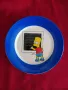 Колекционерска порцеланова чиния Bart Simpson. THE SIMPSONS TM 2009 FOX Matt Groening, снимка 1