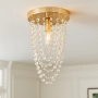 Луксозен плафон с кристали – впечатляващ светлинен ефект дори в малки помещения, снимка 3