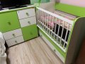 Детска кошара със скрин, снимка 1 - Мебели за детската стая - 43321677