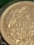 Сребърна монета 2 лева 1882г. Княжество България рядка за КОЛЕКЦИЯ 53161, снимка 2