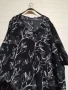 ДЪЛГА РОКЛЯ В ЧЕРНО И БЯЛО 4XL-6XL, снимка 2