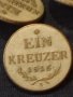Лот стари редки копчета EIN KREUZER 1816 уникални 5 броя за КОЛЕКЦИОНЕРИ 25037 , снимка 2
