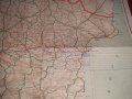 Стара Ретро Карта на Пътищата на БЪЛГАРИЯ-1958г. , снимка 5