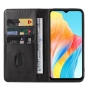 OPPO A38 Magnetic Wallet Кожен Калъф и Протектор, снимка 3