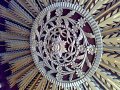 Дърворезба, украса за таван "Тракийско слънце ", уникат, снимка 2
