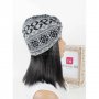 Тюрбан за коса в етно стил черно и бяло, снимка 4