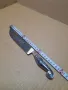 Стар Ръчно Кован Нож С Бронзов Обков., снимка 13