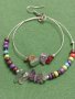Ефектни АРТ обеци с мъниста и камъни кристали без забележки 37413, снимка 12