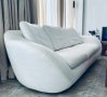 Бели кожени дивани, снимка 1 - Дивани и мека мебел - 43114469