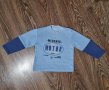 Синя детска блузка 92см-3лв+подарък, снимка 1 - Бебешки блузки - 20005892