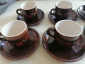 Чаши за кафе + захарница и лъжички, снимка 5