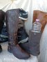 дамски ботуши original  SERGIO TODZI® ,N- 38 - 39 - тъмно кафяви, плетена кожа, снимка 16