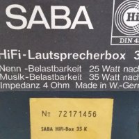 Тонколони Saba Hi-Fi Box 35K, снимка 5 - Тонколони - 26574000