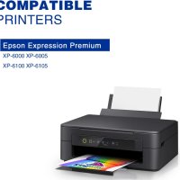 KINGWAY Мастилени касети, преработени за Epson 202XL, Черно Циан Магента Жълто Фото Черно, снимка 5 - Консумативи за принтери - 43429924