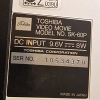 Видеорекордер Toshiba Video Movie Camera VHS-C SK-60P, снимка 8 - Камери - 43900477