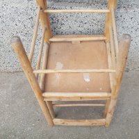 Дървен стол 2 бр, снимка 3 - Антикварни и старинни предмети - 43887003