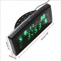 Дигитален LED будилник, цифров часовник Caixung CX-868, снимка 3 - Друга електроника - 37441793