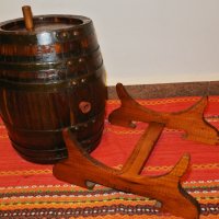 Винтидж дървено буре 5л - Българска традиция, снимка 9 - Антикварни и старинни предмети - 43460986