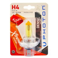 1 БРОЙ Халогенна Крушка H4 12V 60/55W P43t-38 Жълта Светлина Photon, снимка 1 - Аксесоари и консумативи - 43010680